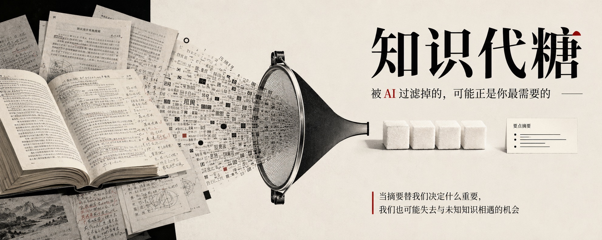 知识代糖：被 AI 过滤掉的，可能正是你最需要的